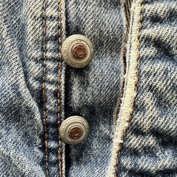 Paparazzi Made in Italy RARE Button Fly 90's Jeans Women's EU SZ 46 = US SZ 16 - Picture 5 of 11